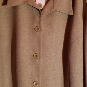 Ashley stewart pea green suit n tank